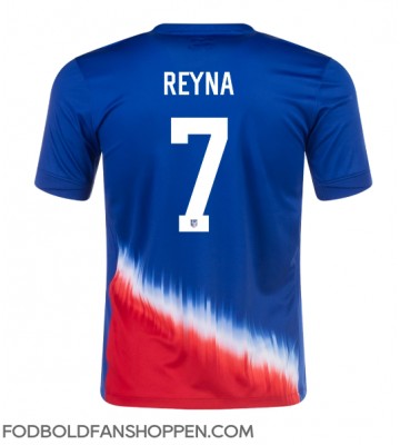 Forenede Stater Giovanni Reyna #7 Udebanetrøje Copa America 2024 Kortærmet